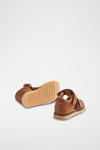 Sandali in pelle Sky - Beige e marrone