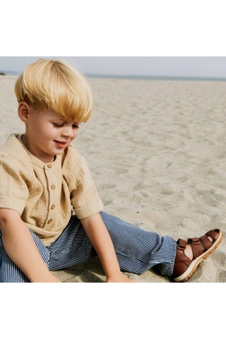 Sandali in pelle Frei - Beige e marrone