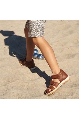 Sandali in pelle Frei - Beige e marrone