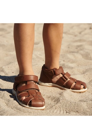 Sandali in pelle Frei - Beige e marrone