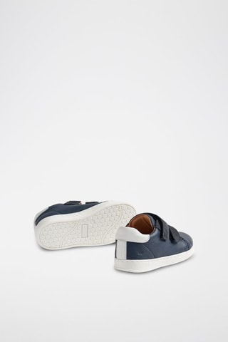 Zapatillas de piel - Azul