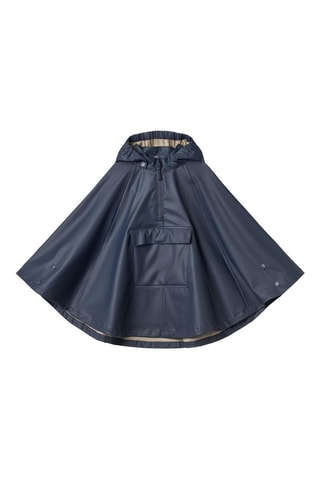 Impermeable con capucha - Azul