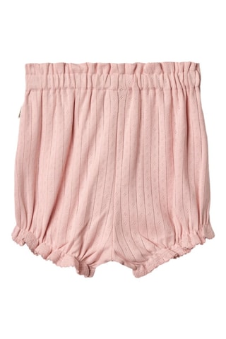Cubrepañal de algodón orgánico Lace Sonja - Rosa