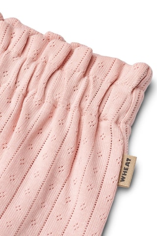 Cubrepañal de algodón orgánico Lace Sonja - Rosa