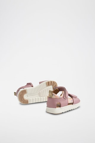 Sandalias de piel Maxie - Blanco, azul y rosa