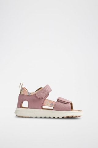 Sandalias de piel Maxie - Blanco, azul y rosa