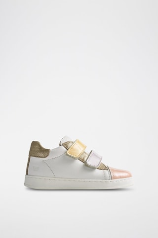 Zapatillas de piel - Violeta y rosa