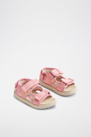 Sandalias Mandy - Azul, amarillo y rosa