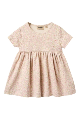 Vestido loose de algodón orgánico - Beige
