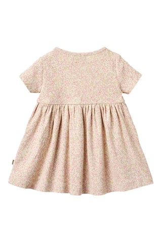 Vestido loose de algodón orgánico - Beige