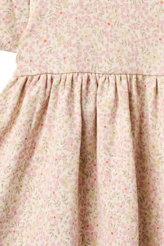 Vestido loose de algodón orgánico - Beige