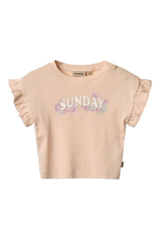 Camiseta loose de algodón orgánico - Rosa