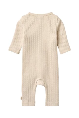 Pelele de algodón orgánico - Beige