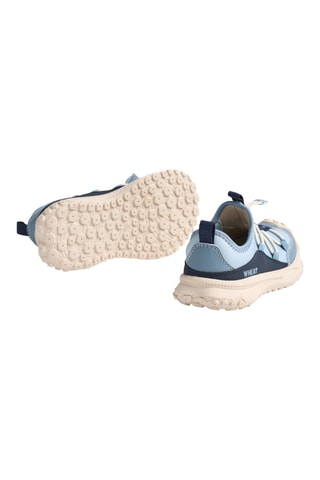 Zapatillas de piel - Azul