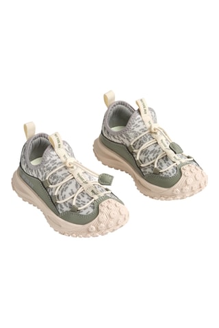 Zapatillas de piel - Verde
