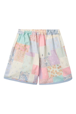 Shorts loose in cotone bio - Multicolore