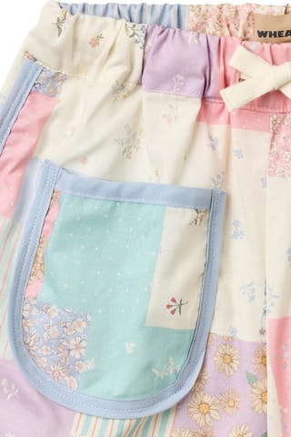 Shorts loose in cotone bio - Multicolore