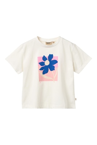 Camiseta loose de algodón orgánico - Blanco