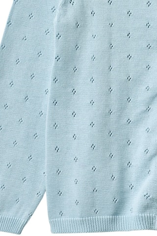 Cárdigan de algodón orgánico - Azul claro