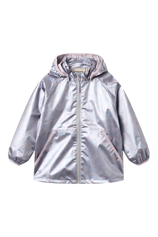 Impermeable con capucha - Gris
