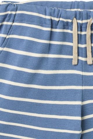 Short loose de algodón orgánico - Azul