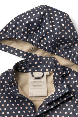 Impermeable con capucha - Negro