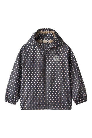 Impermeable con capucha - Negro