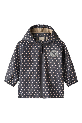 Impermeable con capucha - Negro