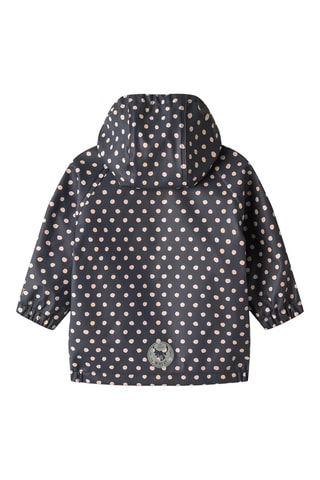 Impermeable con capucha - Negro