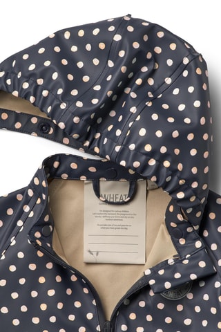 Impermeable con capucha - Negro