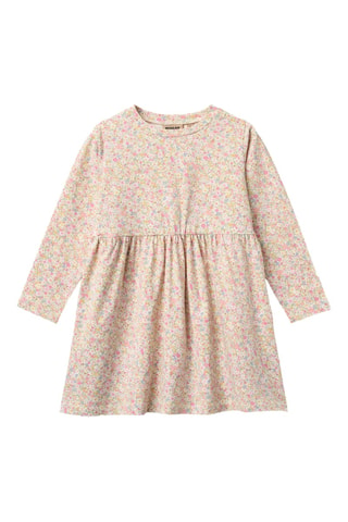 Vestido trapecio de algodón orgánico - Multicolor