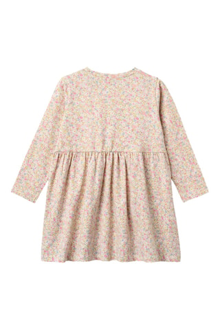 Vestido trapecio de algodón orgánico - Multicolor