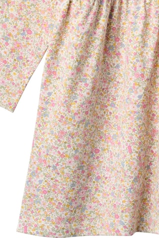 Vestido trapecio de algodón orgánico - Multicolor