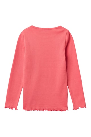 Camiseta de algodón orgánico - Coral