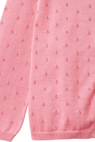 Cárdigan de algodón orgánico - Rosa