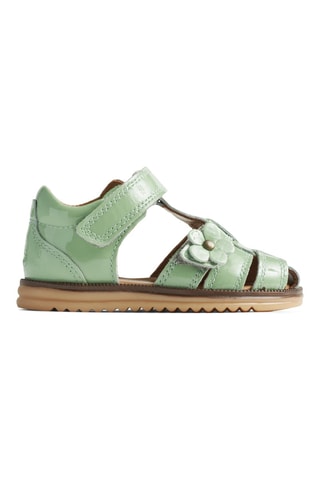 Sandalias con brillo - Verde