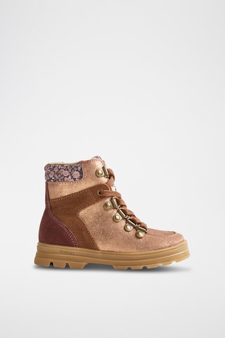 Botines de piel - Rosa