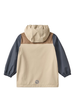 Impermeable con capucha - Beige