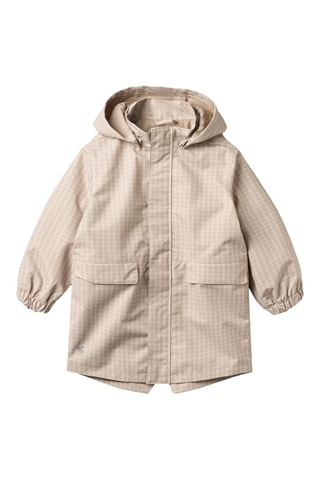 Impermeable con capucha - Gris