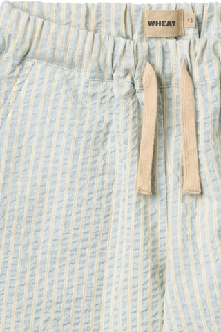 Pantalón wide leg de algodón orgánico - Azul