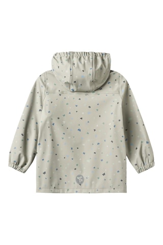 Impermeable con capucha - Gris claro