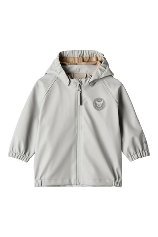Impermeable con capucha - Gris