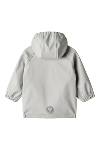 Impermeable con capucha - Gris