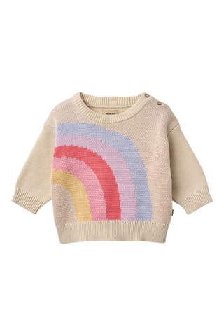 Jersey loose de algodón orgánico - Multicolor