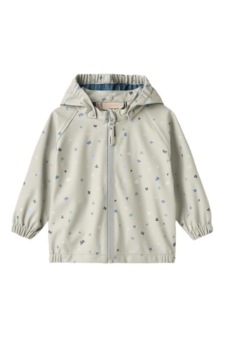 Impermeable con capucha - Gris claro
