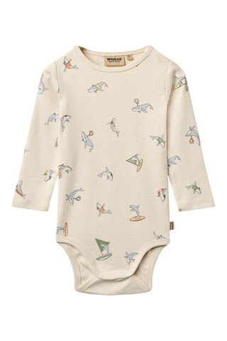 Body de algodón orgánico - Beige