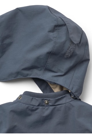 Impermeable con capucha - Azul marino