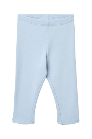 Leggings de algodón orgánico - Azul claro