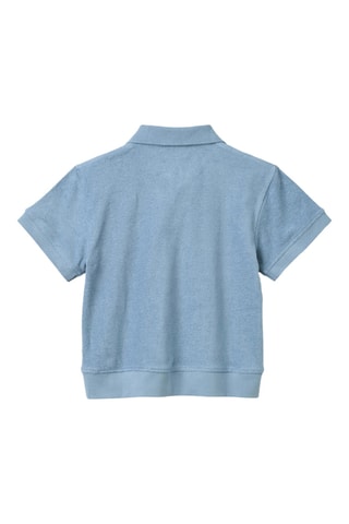 Polo de algodón orgánico - Azul