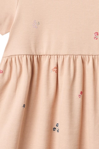 Vestido trapecio loose de algodón orgánico - Rosa